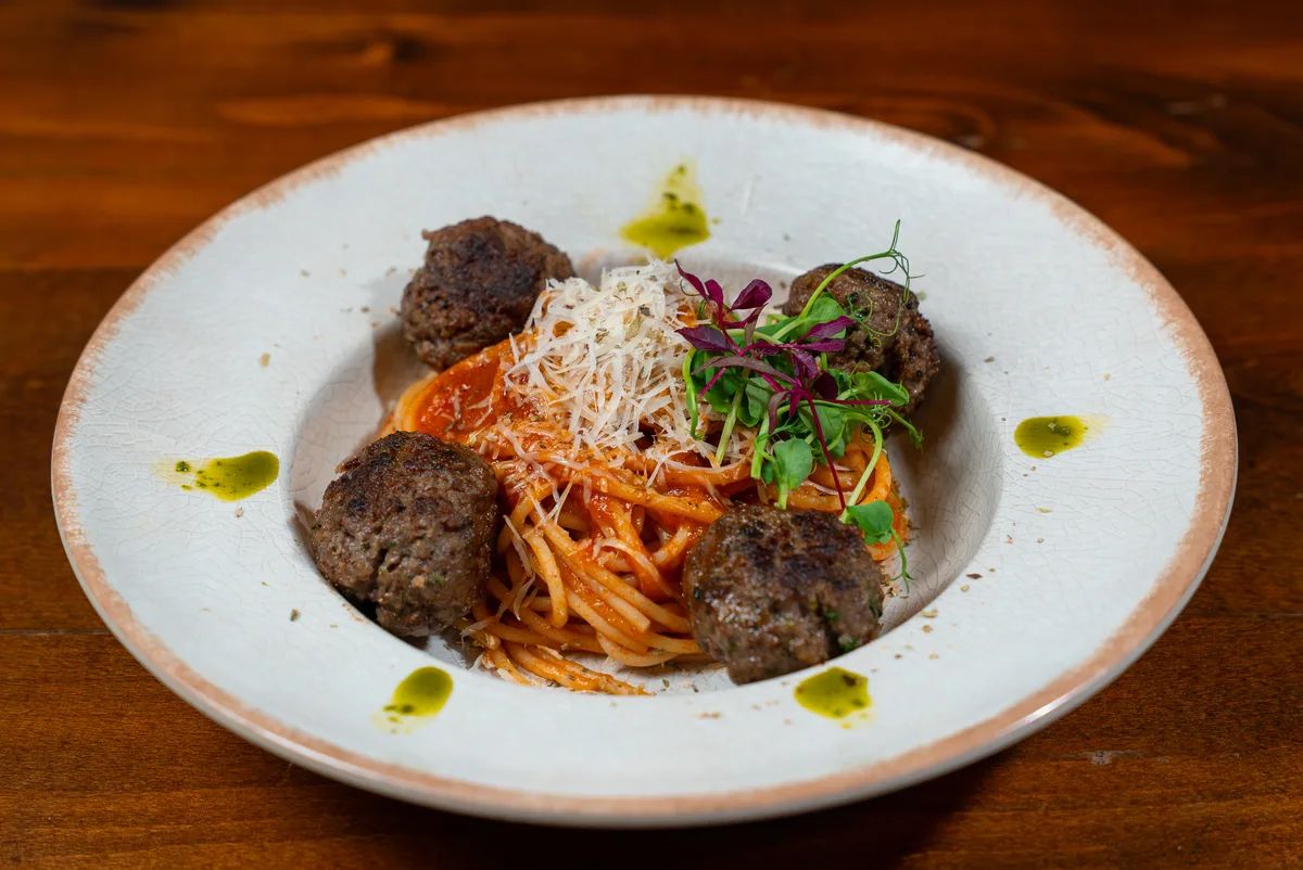Meatballs Spaghetti 