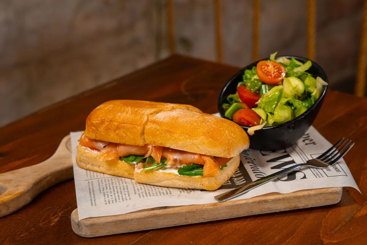 Smoked Salmon Sandwich